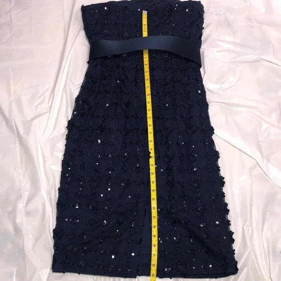 NWT KARL LAGERFELD Strapless Dress with Belt